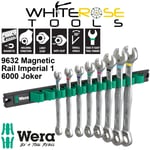 Wera Ratchet Combination Spanner Wrench Set 6000 Joker AF Magnetic Rail 8pc