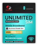 EE 5G Unlimited Data Sim Card - Preloaded each month until 8th JUNE 2026 - No Contract & One-off payment - Business-Grade Data for Wifi Routers, Tablets & Phones. (Unlimited Expiry June 2026)