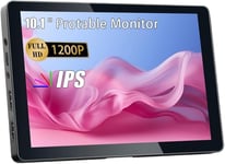 Écran Portable 10,1 Pouces,IPS Écran Externe Portable 1920x1200 60HZ avec Double HDMI pour Ordinateur Portable,Raspberry Pi PS4,Microsoft Win OS