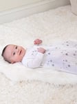 Aden + Anais Light Muslin Twinkle Baby Sleeping Bag, 1 Tog, White