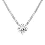 18ct White Gold 0.40ct Diamond Brilliant Cut Solitaire Necklace