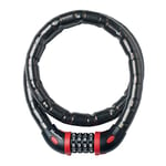 MASTER LOCK Cable Antivol Vélo [1 m Câble] [Combinaison] [Extérieur] 8226EURDPRO - Idéal pour Vélo, Vélo Electrique, Skateboard, Poussettes, Tondeuses et autres Equipements