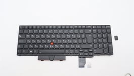 Lenovo ThinkPad P17 Gen 1 Keyboard Bulgarian Black Backlit 5M10Z54383