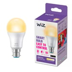 Wiz Wi-Fi Dimmable Warm White B22 LED Smart Bulb 806 Lumen Alexa Smart Home