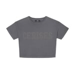 Tee Shirt Manches Courtes Le Temps Des Cerises Darbygi Anthracite Mc Tee G Gris Anthracite Foncé