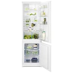 Zanussi Series 60 Fridge Freezer Built-In ZNNN18ES3, Automatic Defrost, Fast freeze Function With Auto Switch-off, 195/62 Litres Capacity, Reversible Door Hinge, White