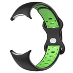 Twin kellon ranneke Google Pixel Watch 3 (41mm) - Musta/lime