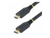 StarTech.com 5m (16.4ft) Premium Certified High Speed HDMI Cable, 4K60Hz - Premium High speed - câble HDMI avec Ethernet - HDMI mâle pour HDMI mâle - 5 m - noir - support pour 4K60Hz, passif