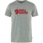 Fjällräven Mens Fjällräven Logo T-shirt (Grå (GREY MELANGE/051) Medium)