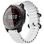 Ocean Armbånd Garmin Fenix 7X - Hvit