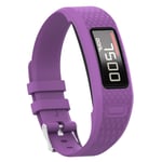 Garmin Vivofit 2 Joustava Silikooni Vaihdettava Kellon Ranneke - koko L, Violetti