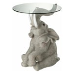 Table d'Appoint Design 'Éléphant' 63cm Gris