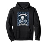 A Christmas Carol Book Cover With Ebeneezer Scrooge Pullover Hoodie