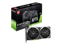 MSI NVIDIA® GeForce® RTX 3060 VENTUS 2X 12G OC - Grafiikkakortti - GF RTX 3060 - 12 Gt GDDR6 - PCIe 4.0 - HDMI, 3 x DisplayPort - LHR