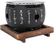 Grill De Barbecue De Style Japonais,Grill De Table Au Charbon De Bois,Mini Barbecue Portable,Grill En Fonte,Grill De Table(S)