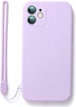 Compatible Coque Avec Huawei P30 Lite Silicone Bracelet Coque,Anti-Rayure Anti Choc Gel Ultra Fine ¿¿Tui En Silicone Liquide Protection T¿¿L¿¿Phone Huawei P30 Lite -Violet