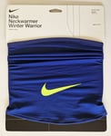 Nike Neck Warmer Wrap Scarf Winter Warrior Mens Dri-Fit Blue Volt Snood New