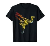 Breakdance Sillhouette Street Dance Breakdance Gift T-Shirt