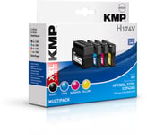 KMP MULTIPACK H174V - 4-pack - XXL-størrelse - svart  gul  cyan  magenta - kompatibel - blekkpatron (alternativ for: HP 932XL  HP 933XL)