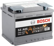 Bosch Batteri AGM 60 Ah - Bilbatteri / Startbatteri - VW - Toyota - Skoda - Audi - Renault - Mercedes - Kia - Peugeot