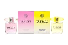 VERSACE GIFT SET 30ML YELLOW DIAMOND EDT + 30ML BRIGHT CRYSTAL EDT - WOMEN'S