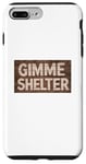 Coque pour iPhone 7 Plus/8 Plus Panneau en bois Gimme Shelter