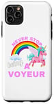 iPhone 11 Pro Max Fun Graphic-Never Stop Being A Voyeur Case