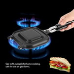 37×16×4 Double-Sided Multifunction Fry PAN Toaster Breakfast Maker - NONSTICK