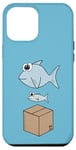 iPhone 12 Pro Max Big Fish Little Fish Cardboard Box, Dad Dancing Dancer Funny Case