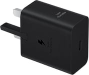 Samsung 45W USB C Mains Charger with 5 Amp Type C Cable Black UK Plug