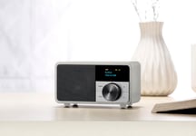 Sangean DDR-7 Glacier silver DAB+/FM-RDS/AUX-in/Bt Wooden Radio