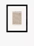 EAST END PRINTS Flower Love Child 'Aztec Beige' Framed Print