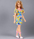 Poupée Barbie Fashionistas 208 - Robe de babydoll à fleurs