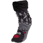 Chaussettes Isotoner  Chaussettes fourrées Homme Gris Noël