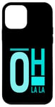 Coque pour iPhone 12 mini Graphique en couleur Turquoise Oh La La Turquoise