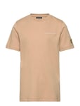 Lyle & Scott Script Embroidered T-Shirt Beige