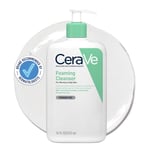 CeraVe Foaming Cleanser with Niacinamide and 3 Essential Ceramides for Normal...