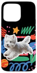 Coque pour iPhone 15 Pro Max West Highland White Terrier Chien au design ludique