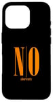 Coque pour iPhone 16 Pro Orange NO raccourcis Orange Graphic