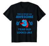 Youth Super Hero This Is What An Awesome 3 Year Old Looks Like T-Shirt