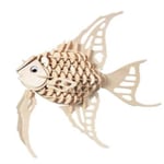 ANGEL FISH Woodcraft Construction Kit -Animal 3D Wooden Model Puzzle KIDS/ADULTS