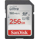 Sandisk Minneskort Ultra SDXC 256GB 150MB/s