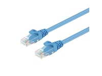 Unitek Y-C814abl - Koblingskabel - Rj-45 (Hann) Til Rj-45 (Hann) - 15 M - Utp - Cat 6 - Formstøpt, Uten Hindringer - Blå