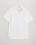 BEAMS PLUS 2-Pack Pocket T-Shirt White