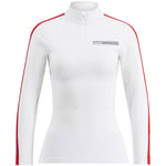 Swix Roadline NTS Half Zip Baselayer Dame Bright White/Fiery Red, L