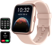 Montre Connectée Femme[Alexa& Appel Bluetooth]1,8""Smartwatch Femme Alertes De Santé¿Sommeil/Fréquence Cardiaque/Spo2,Etanche Ip68100+ Modes Sportifs Montre Intelligente Pour Ios, Android-Rose