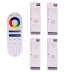 Contrôleur de bande LED 5 en 1,Bluetooth,WIFI,WB5 5CH,prise en charge des applications Tuya,Alexa et Google,commande vocale,rvb + CCT,télécommande - Type LM091 and 4 WB5