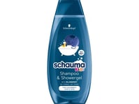 Schauma Schauma_Kids Shampoo And Showergel Shampoo For All Hair Types And Baby Shower Gel Blueberry 400Ml