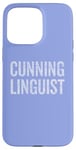 Coque pour iPhone 15 Pro Max Costume d'Halloween rusé de dernière minute pour linguiste