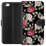 Apple iPhone SE (2016) Plånboksfodral Blommor